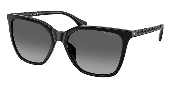 Ralph Lauren RA5328U - Shiny Black, Acetate, Oval frame