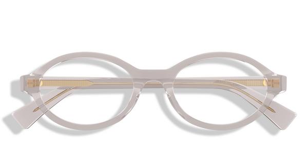 Bottega Veneta BV1367O - Grey, Acetate, Round frame