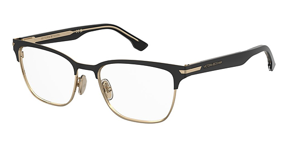 Victoria Beckham VB 1016 - Matte Black Gold, Metal, Rectangle frame