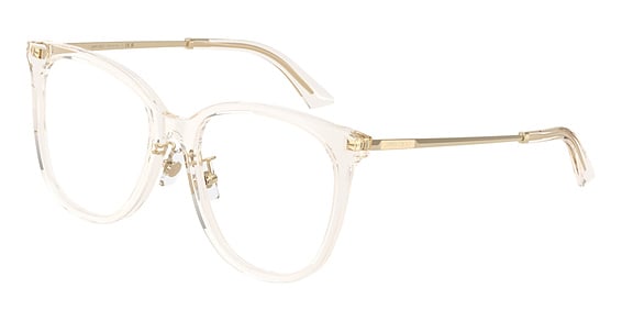 Jimmy Choo JC3060F - Transparent Beige, Plastic, Round frame