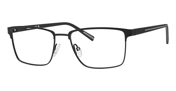 Liz Claiborne CB 283 - Matte Black, Stainless Steel, Rectangle frame