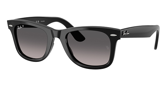 Ray-Ban RB4340 WAYFARER - Black, Acetate, Oval frame