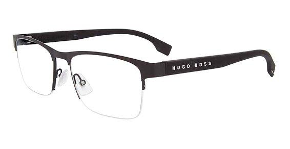 Hugo Boss Boss 1355/U - Matte Black, Stainless Steel, Rectangle frame