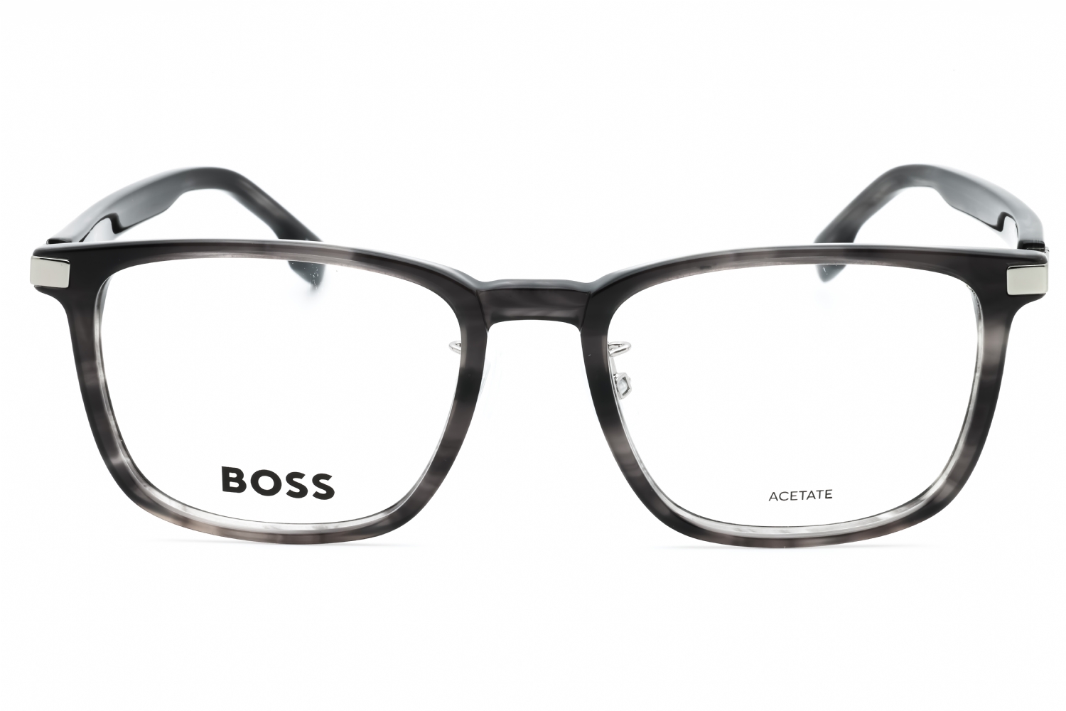 Hugo Boss BOSS 1408/F - Grey Horn, Plastic, Rectangle frame