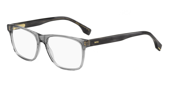 Hugo Boss Boss 1646 - Grey Horn, Acetate, Rectangle frame