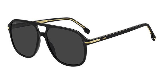 Hugo Boss Boss 1751/S - 807ir Black, Acetate, Aviator frame