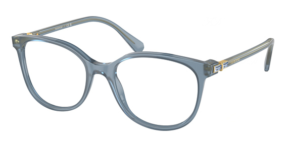 Swarovski SK2002 - Opaline Blue, Plastic, Oval frame