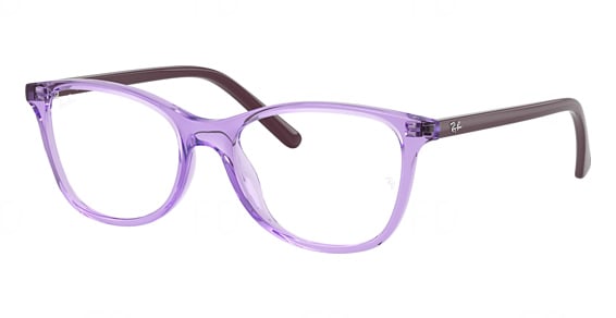 Ray-Ban RY1907F - Transparent Violet, Acetate, Mixed Shapes frame