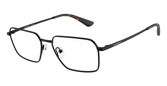 Emporio Armani EA2178 - Matte Black, Metal, Mixed Shapes frame