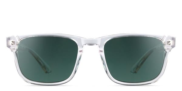 KITS x Vasuma Luma Kids Sun - Crystal, Acetate, Rectangle frame