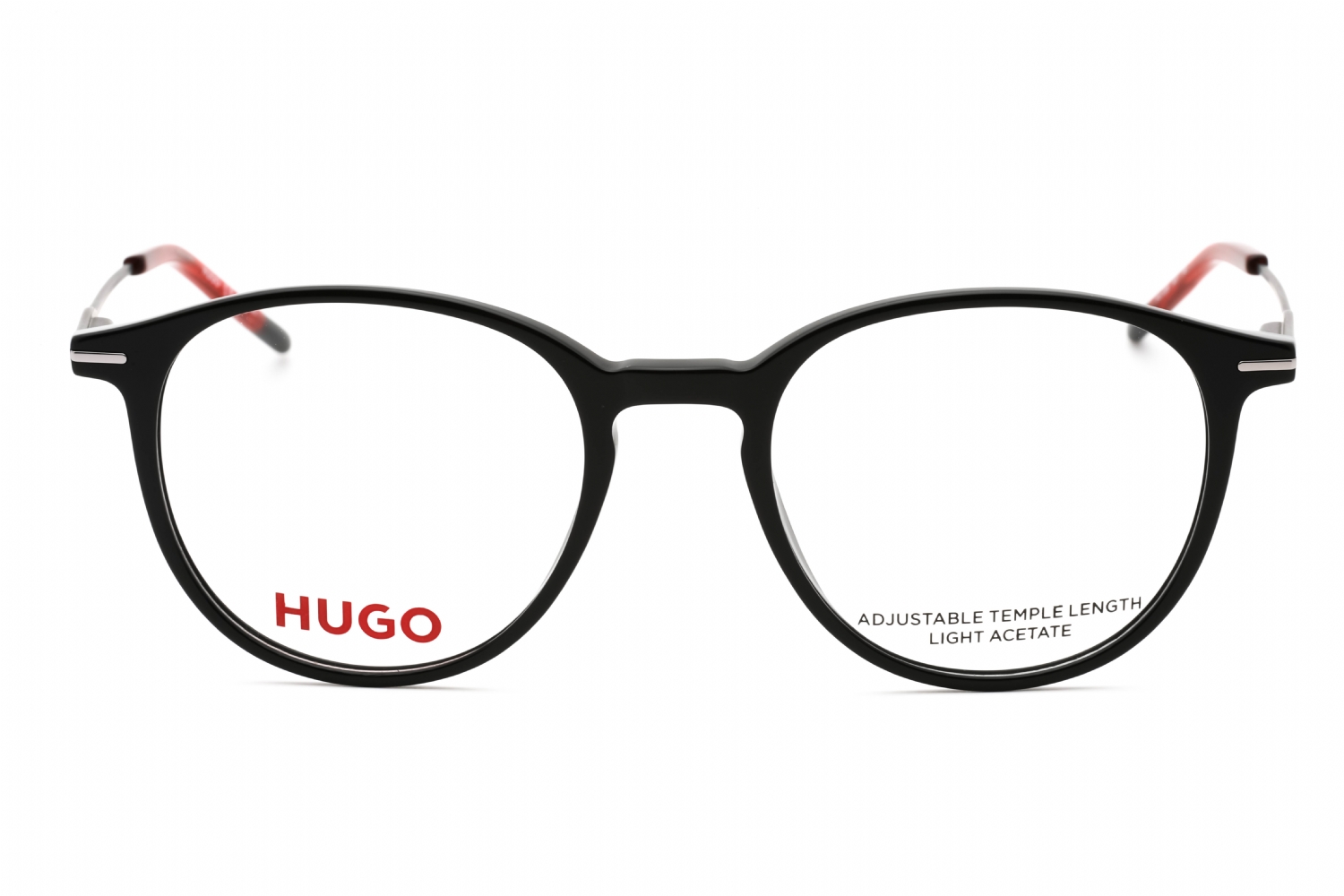 HUGO HG 1206 - Black, Mixed Materials, Rectangle frame