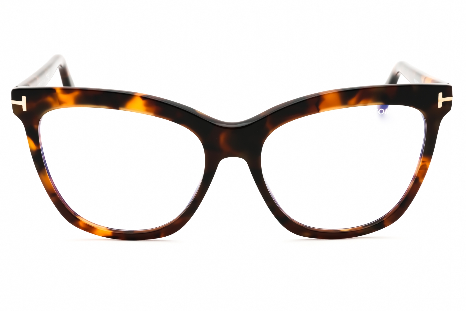 Tom Ford FT6042-B - Dark Havana/clear, Acetate, Cat Eye frame