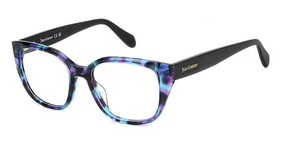 Juicy Couture JU 258 - Bl Vlt Hvn, Acetate, Rectangle frame