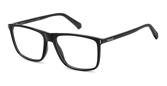 Polaroid PLD D536 - Black, Plastic, Rectangle frame