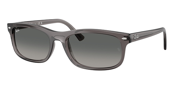Ray-Ban RB2224F - Opal Light Grey, Plastic, Rectangle frame