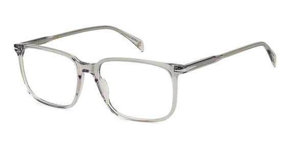 David Beckham DB 1231/US - Grey, Acetate, Rectangle frame