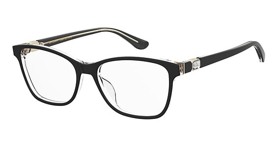 Stuart Weitzman WZN 1012 - Black, Acetate, Rectangle frame