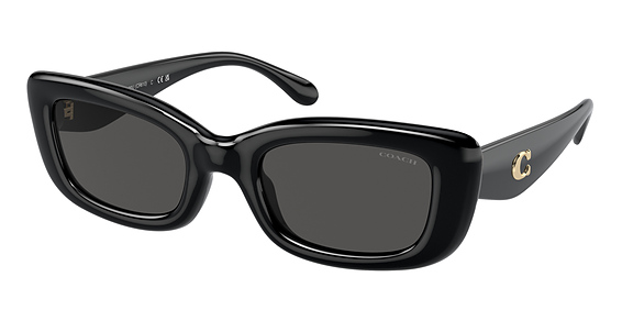 COACH HC8390U CR610 - Black, Acetate, Oval frame