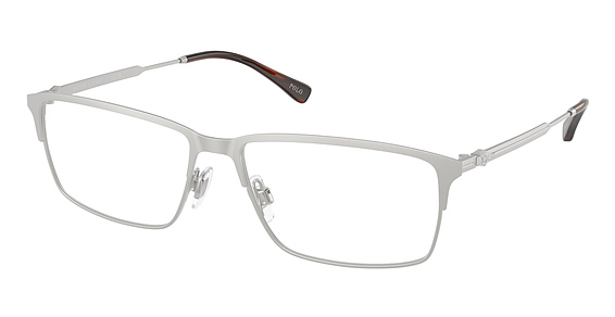 Polo PH1245 - Semishiny Silver, Metal, Rectangle frame