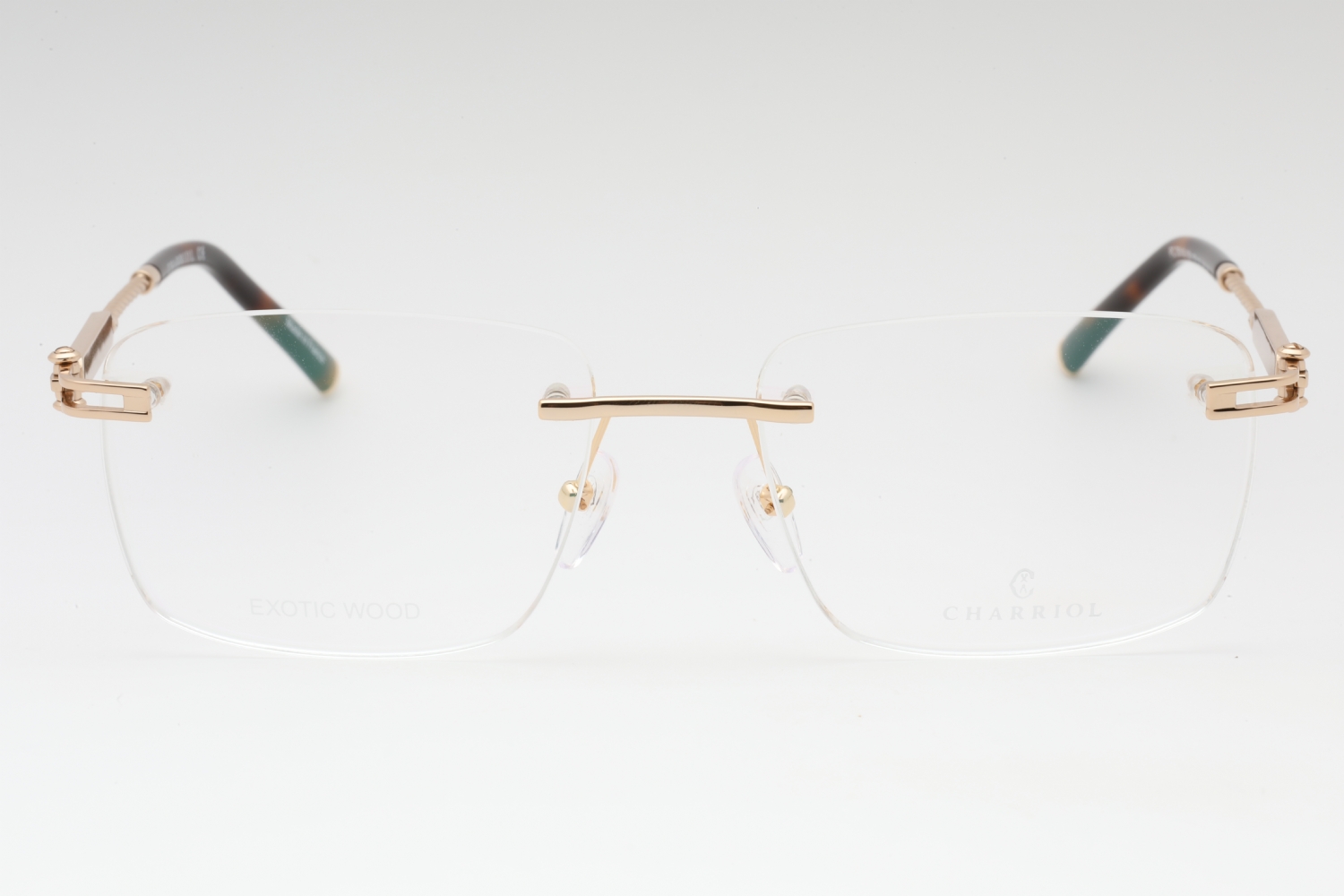 Charriol PC75115 - Shiny Gold/tortoise, Metal, Rectangle frame