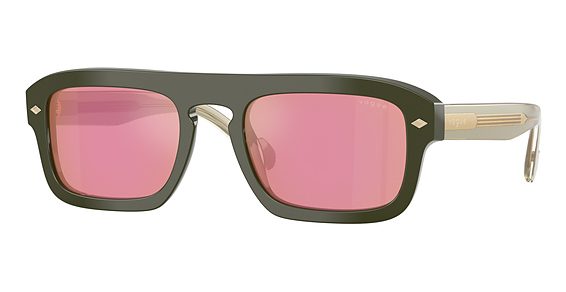 Vogue VO5620S - Full Green, Plastic, Rectangle frame