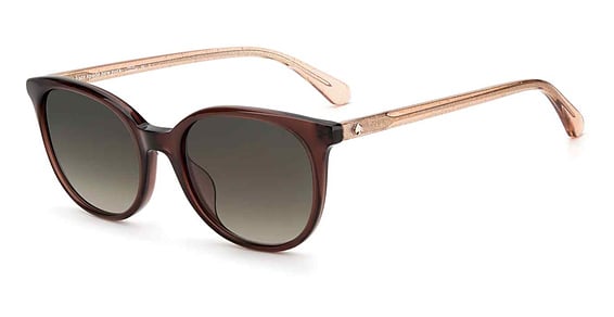 Kate Spade Andria/S - 09qha Brown, Acetate, Rectangle frame