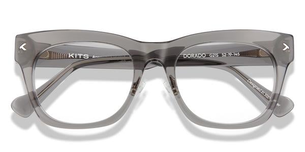 KITS Dorado Comfort Fit - Smoke, Acetate, Rectangle frame