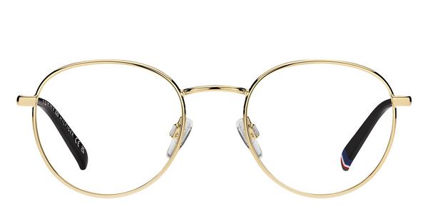 Tommy Hilfiger TH 2222 - Gold, Metal, Round frame