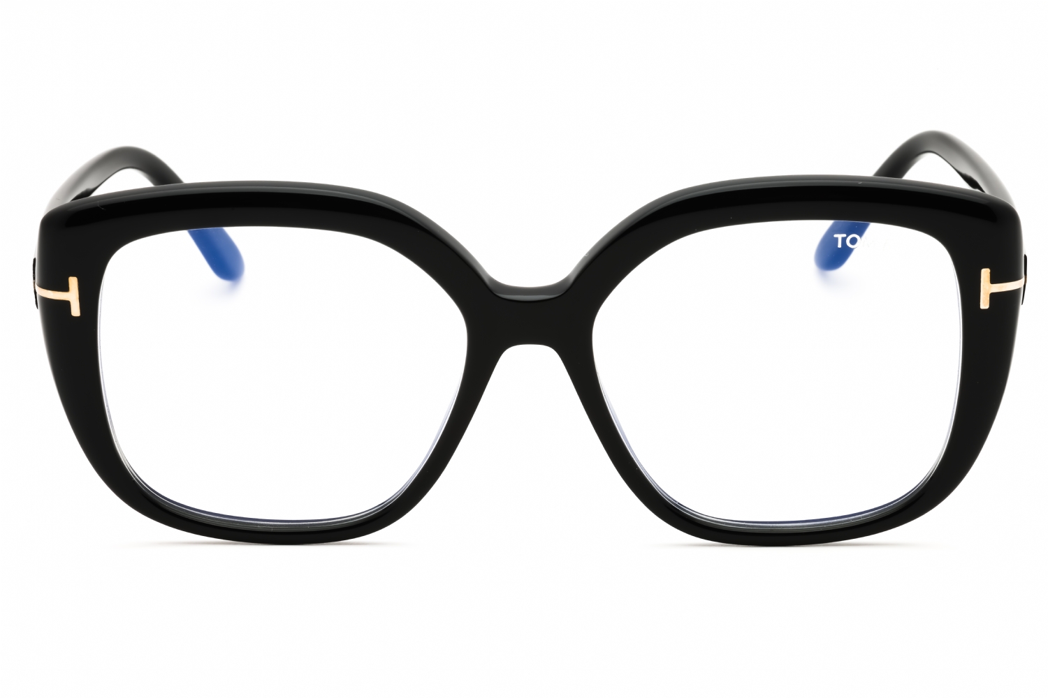Tom Ford FT6043-B - Shiny Black/clear, Acetate, Mixed Shapes frame
