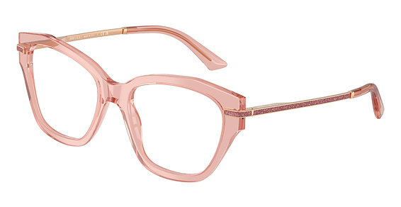 Jimmy Choo JC3043J - Transparent Pink, Plastic, Cat Eye frame