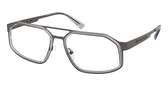 Michael Kors MK3111 BRISTOL - Gunmetal Matte, Metal, Mixed Shapes frame