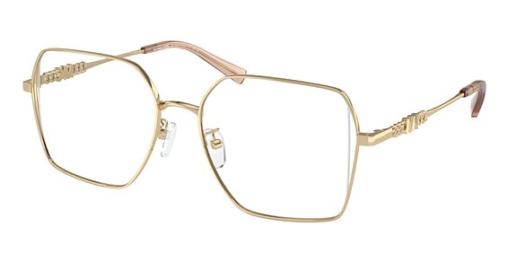 Michael Kors MK3082D YUNAN - Light Gold Shiny, Metal, Rectangle frame
