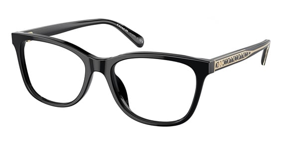 COACH HC6235U - Black, Plastic, Oval frame