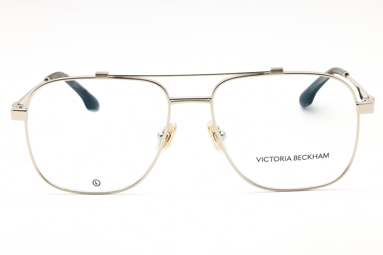 Victoria Beckham VB2138 - Silver, Metal, Rectangle frame