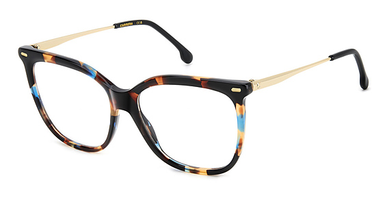 Carrera 3062 - Teal Havana, Acetate, Rectangle frame