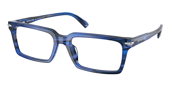 Michael Kors MK4173U GRAND TARGHEE - Blue Horn, Plastic, Rectangle frame