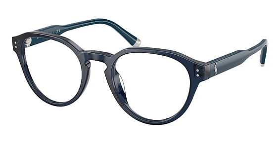 Polo PH2304F - Shiny Transparent Navy B, Plastic, Round frame