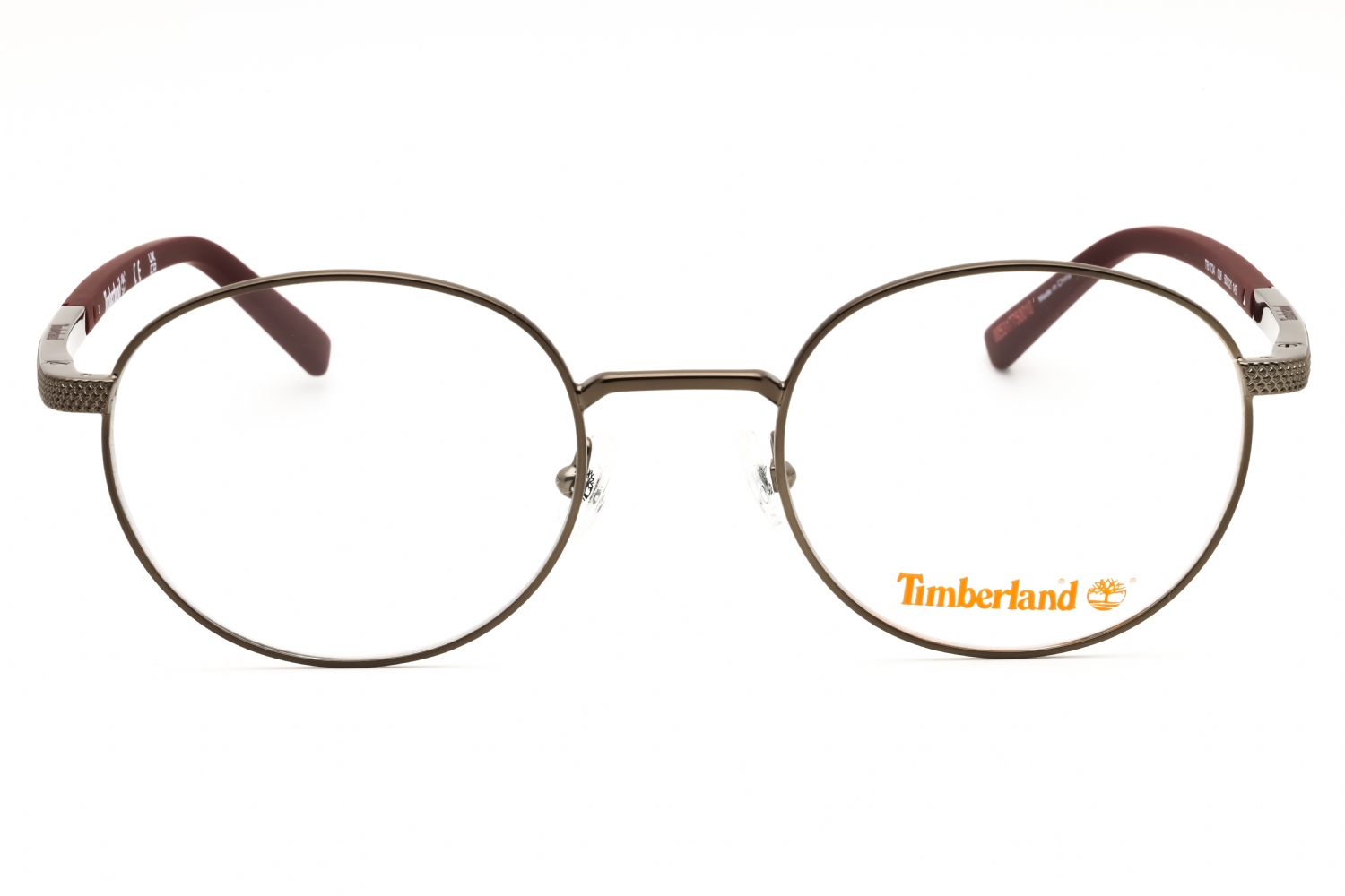 Timberland TB1724 - Shiny Gunmetal, Metal, Round frame
