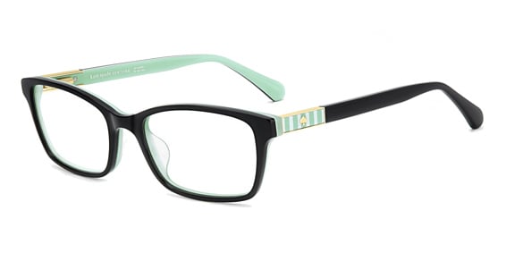Kate Spade KS Jackeline2US - Blckgreen, Acetate, Rectangle frame