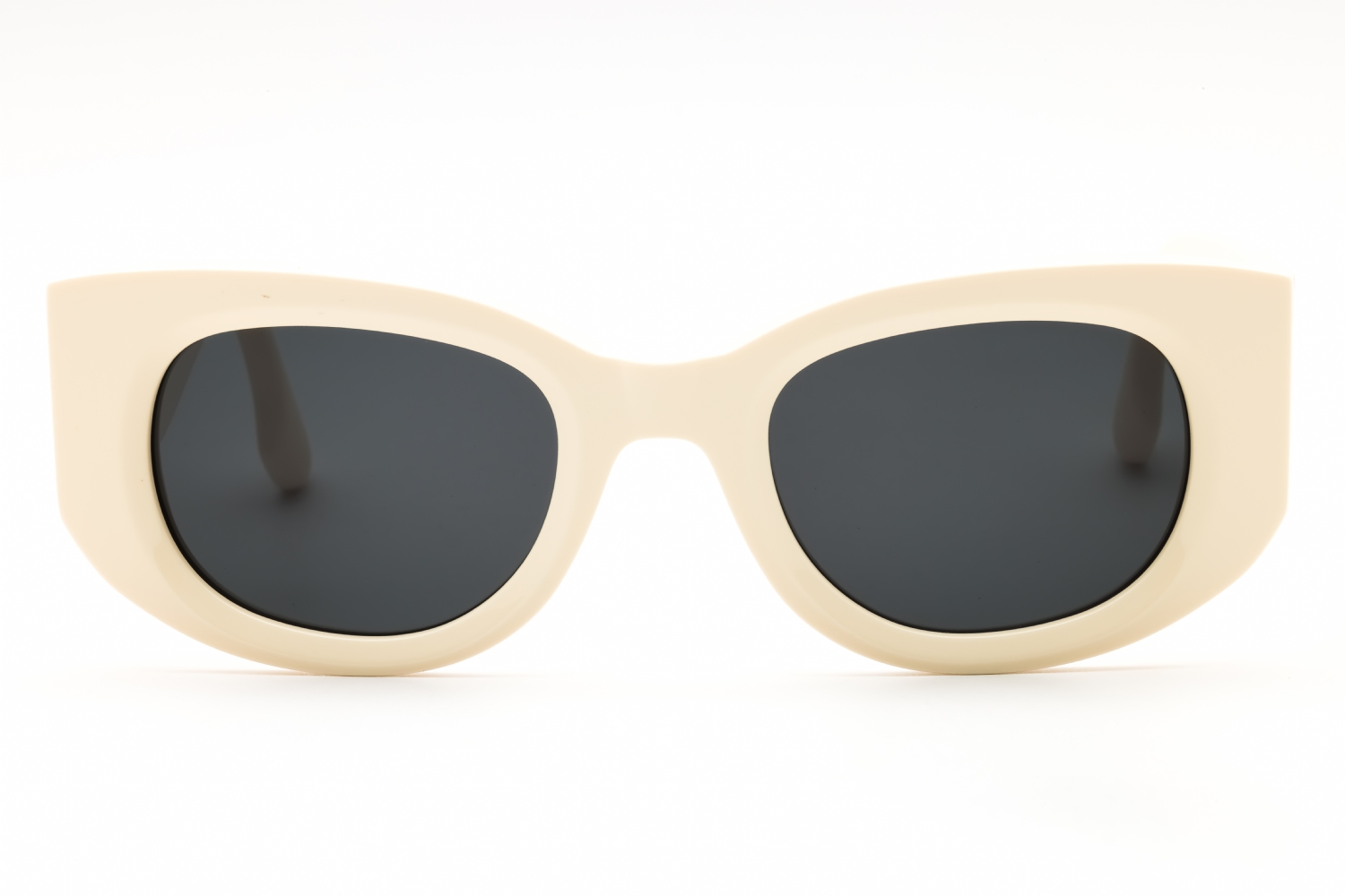 Victoria Beckham VB654S - Ivory, Acetate, Oval frame