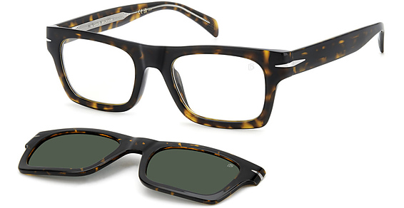 David Beckham DB 7129/CS - 086uc Hvn, Acetate, Rectangle frame