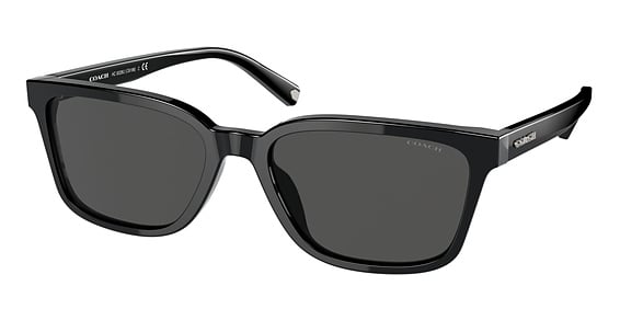 COACH HC8328U C6196 - Black, Plastic, Rectangle frame