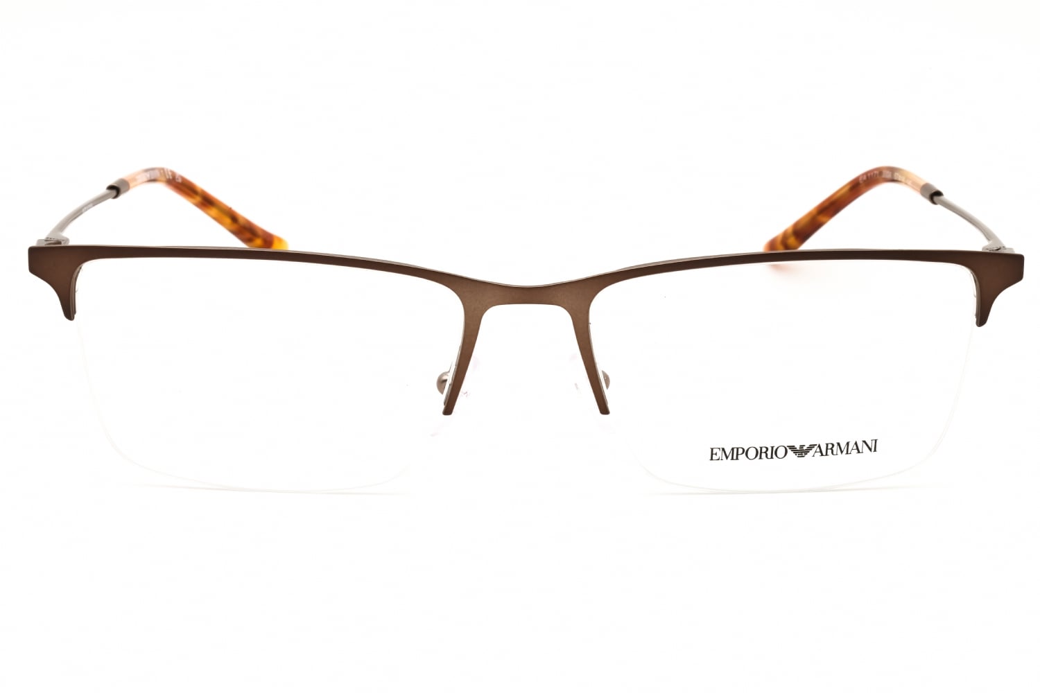 Emporio Armani 0EA1171 - Brown, Metal, Rectangle frame