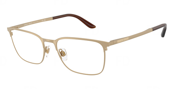 Giorgio Armani AR5054 - Matte Pale Gold, Metal, Round frame