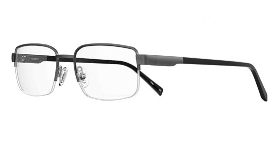 Elasta E 3126 - Ruthenium, Stainless Steel, Rectangle frame