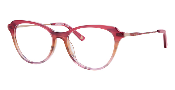 Liz Claiborne L 490 - Shd Burg P, Acetate, Cat Eye frame