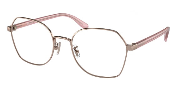 COACH HC5155 - Shiny Rose Gold, Metal, Geometric frame