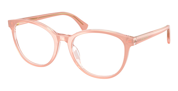 Ralph Lauren RA7188U - Peach On Transparent, Plastic, Cat Eye frame