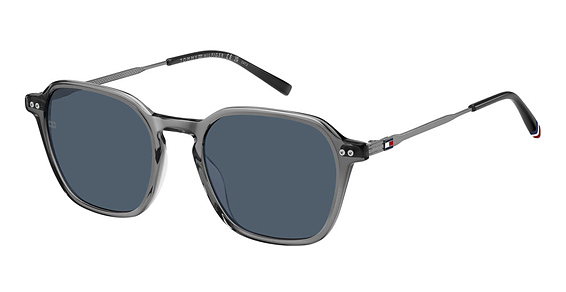 Tommy Hilfiger TH 2132/S - Kb7ku Grey, Acetate, Geometric frame