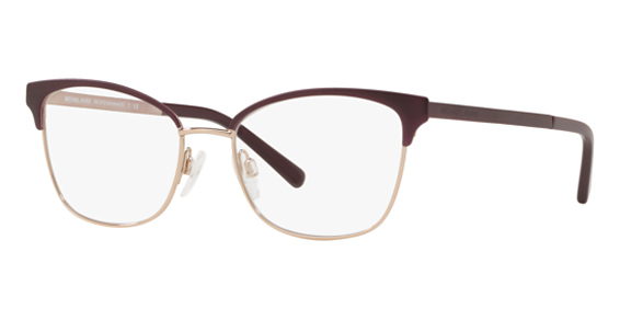 Michael Kors MK3012 ADRIANNA IV - Matte Cordovan, Metal, Cat Eye frame